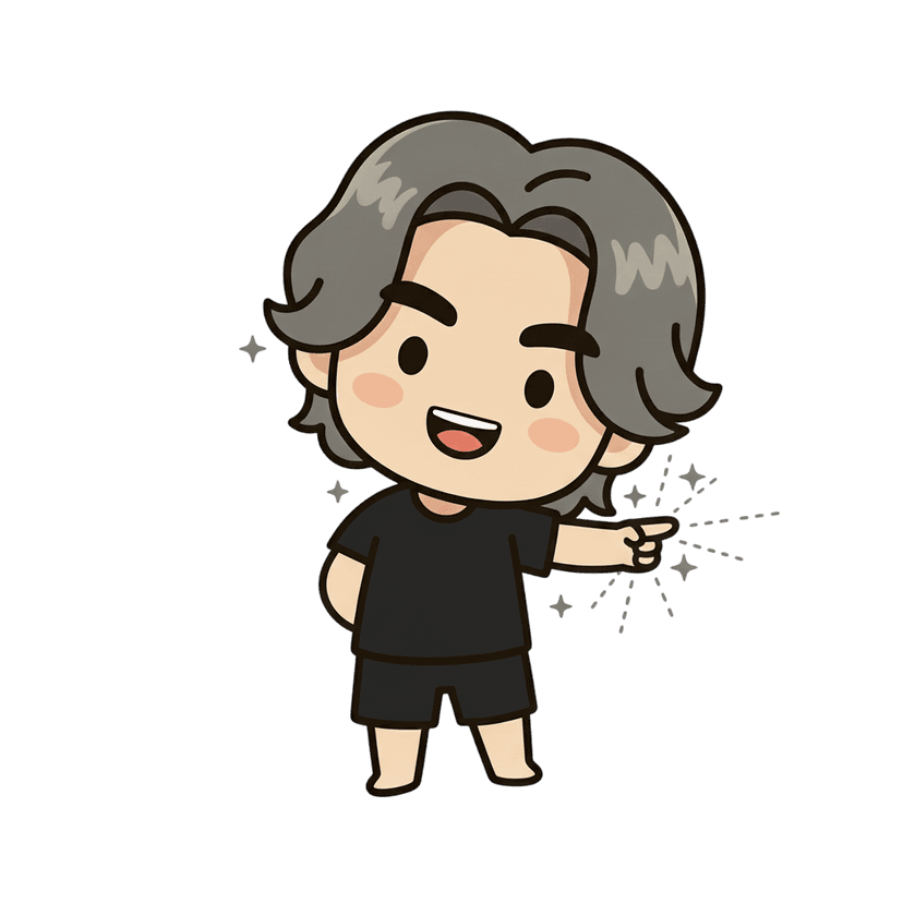 아하형 캐릭터 짜잔